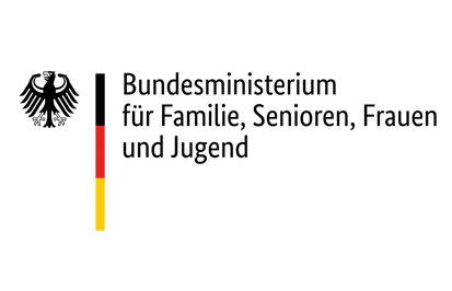 Logo: Bundesministerium für Familie, Senioren, Frauen und Jugend